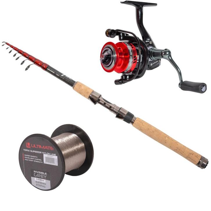 Ultimate TLX Tele Spin Combo (2.70m 10-40g), Watersport en Boten, Hengelsport | Algemeen, Nieuw, Verzenden