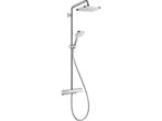 hansgrohe Croma E Showerpipe 1jet met thermostaat chroom, Verzenden, Zo goed als nieuw