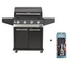 Boretti Ibrido houtskool- & gasbarbecue met gereedschapsset