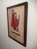 Mingozzi - Reclamebord - Metalen bord met ijzeren frame -