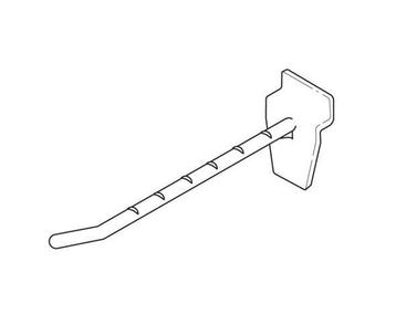 21,5cm - Lamellenwand Displayhaak / Slatwall Blisterhaak ...