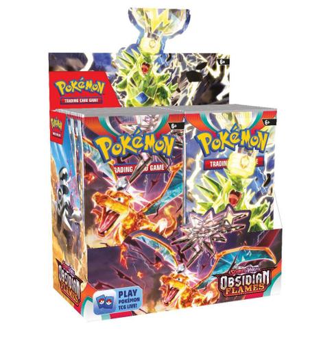 Pokémon Scarlet & Violet Obsidian Flames Boosterbox, Hobby en Vrije tijd, Verzamelkaartspellen | Pokémon, Boosterbox, Nieuw, Ophalen of Verzenden