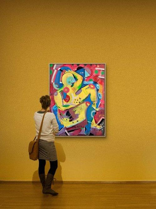 HÄKKI - Afarin - XL - NO RESERVE, Antiek en Kunst, Kunst | Schilderijen | Modern