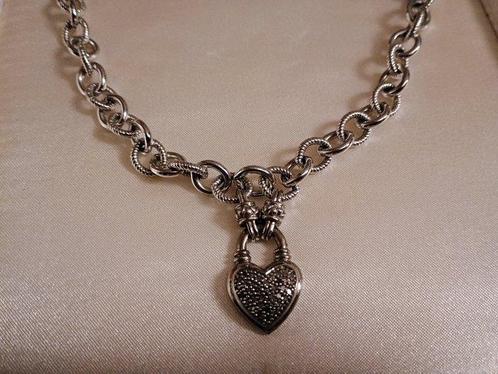 Zonder Minimumprijs - Handmade - Ketting met hanger Zilver, Sieraden, Tassen en Uiterlijk, Antieke sieraden