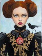 Luigi Improta (1966) - Dama in oro e nero, Antiek en Kunst