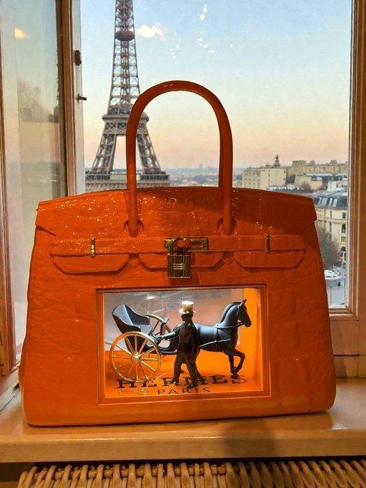 Art Stray-Nos - “ Lécrin Hermès ... Birkin illuminé ., Antiek en Kunst, Kunst | Designobjecten