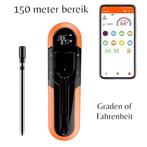 BBQ Draadloze Thermometer | 150mtr bereik | app bediening, Verzenden, Nieuw