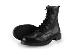 Linea Zeta veterboots in maat 40 Zwart | 25% korting, Kleding | Dames, Verzenden, Zwart, Overige typen, Zo goed als nieuw