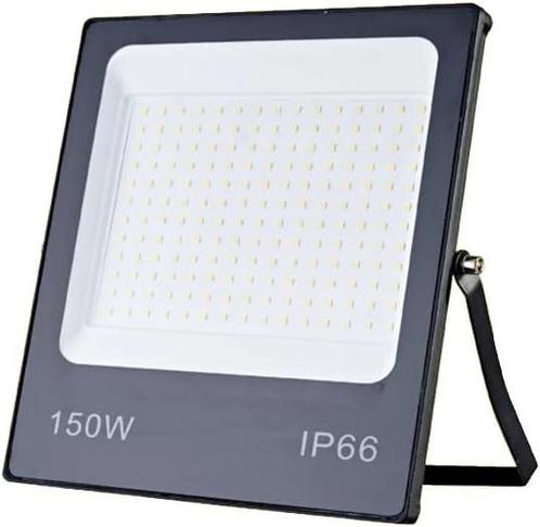 Moderne Witte LED-Schijnwerper 150W - Hoge Helderheid, IP66, Tuin en Terras, Buitenverlichting, Nieuw, Verzenden