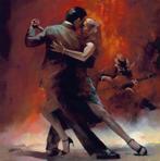 Kunstdruk Willem Haenraets - Tango Argentino II 70x70cm, Verzenden, Nieuw