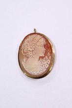 Cameo - 18 karaat Geel goud Carneool