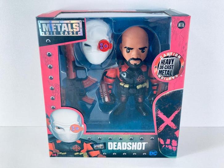 Jada Suicide Squad Deadshot Metal Figurine New Met garantie!, Verzamelen, Poppetjes en Figuurtjes, Zo goed als nieuw, Ophalen of Verzenden