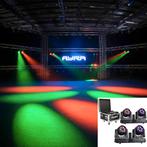 Ayra Vision Twins Wash Zoom LED movinghead set inclusief fli, Muziek en Instrumenten, Verzenden, Nieuw