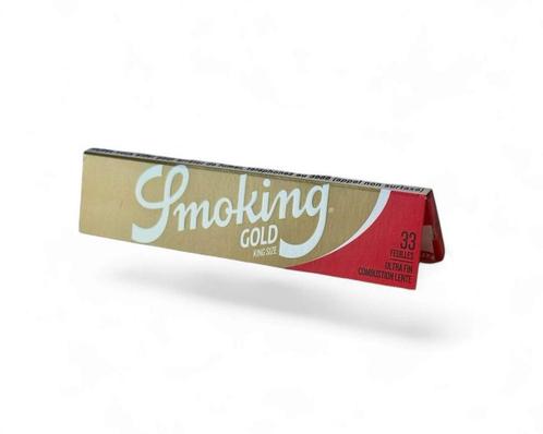 Smoking Gold Slim King Size vloei       10 stuks, Verzamelen, Rookartikelen, Aanstekers en Luciferdoosjes, Nieuw, Ophalen of Verzenden