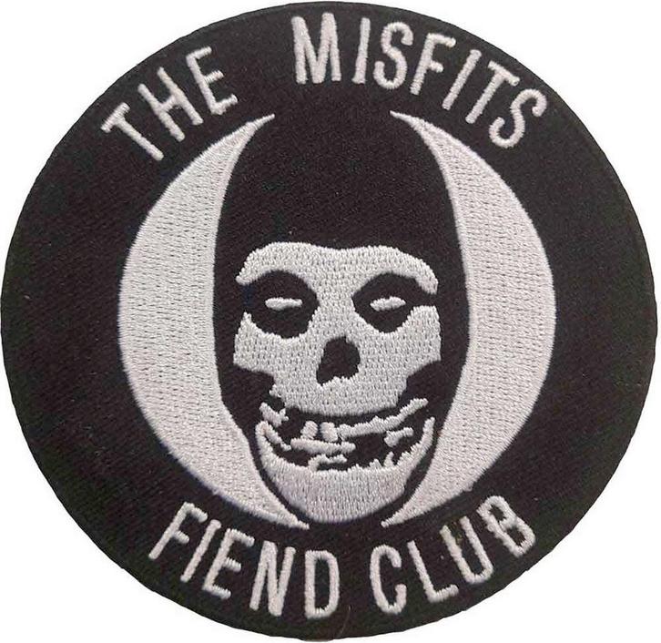 Misfits - Fiend Club - Patch fficiële merchandise, Verzamelen, Muziek, Artiesten en Beroemdheden, Kleding, Nieuw, Ophalen of Verzenden