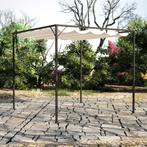 vidaXL Tuinpaviljoen met inschuifbaar dak, Tuin en Terras, Verzenden, Nieuw