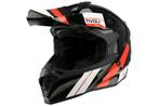 Helm Vito Crosshelm Tivoli glans zwart / rood wit, Ophalen of Verzenden, Nieuw