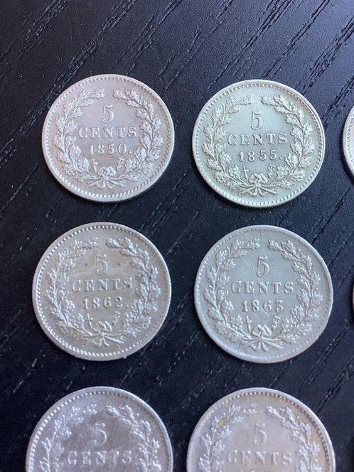 Nederland. Willem III. 1850-1887 (10x) (Zonder Minimumprijs), Postzegels en Munten, Munten | Europa | Niet-Euromunten