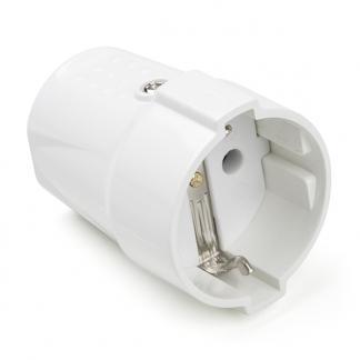 Contrastekker | Q-link (Randaarde, 10/16 A, Wit), Doe-het-zelf en Verbouw, Elektra en Kabels, Nieuw, Verzenden