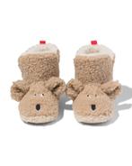 HEMA Kindersloffen teddy gezichtje bruin, Kleding | Heren, Schoenen, Verzenden, Nieuw, Bruin