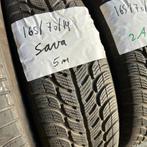 2 x Sava 165-70-14 Winterbanden 5mm, 14 inch, Gebruikt, Band(en), Winterbanden
