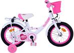 Volare Ashley Kinderfiets - Meisjes - 14 inch - Wit, Fietsen en Brommers, Fietsen | Meisjes, Verzenden, Nieuw, 14 inch of minder