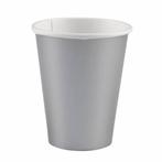 Zilveren Bekers Karton 266ml 8st, Verzenden, Nieuw