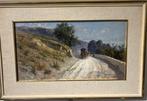 Francesco Mancini (1830-1905) - Strada di Amalfi, Antiek en Kunst