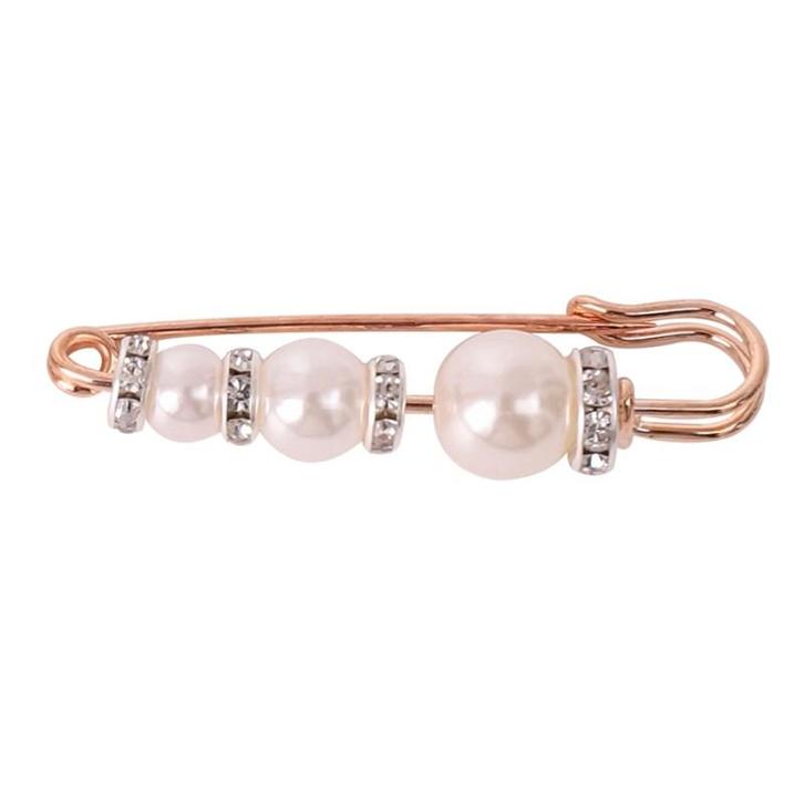 Fako Bijoux - Sierspeld / Sjaalspeld - Parels & Strass -, Sieraden, Tassen en Uiterlijk, Broches, Verzenden