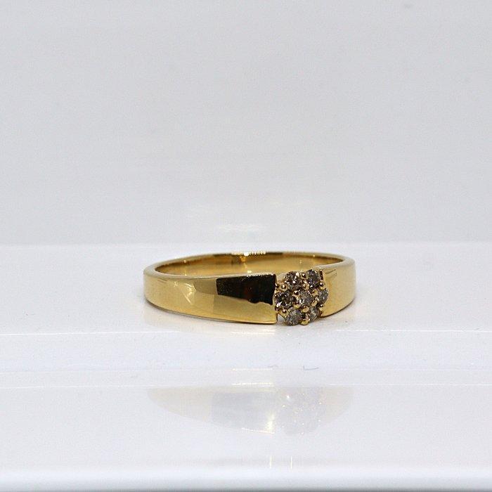 Zonder Minimumprijs - Ring Zilver - 0.24ct. tw. Diamant, Sieraden, Tassen en Uiterlijk, Ringen