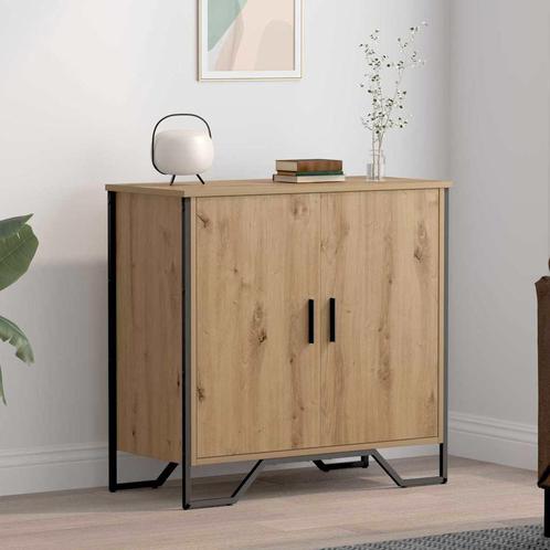 vidaXL Dressoir artisanaal eikenkleurig 78 x 35.5 x 74.5 cm, Huis en Inrichting, Kasten | Dressoirs, Nieuw, Minder dan 50 cm, Overige houtsoorten