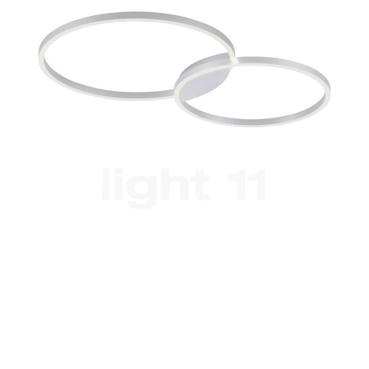 PAUL NEUHAUS Q-Kate Plafondlamp LED 2-lichts, aluminium - 96, Huis en Inrichting, Lampen | Plafondlampen, Nieuw, Verzenden
