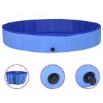 vidaXL Hondenzwembad inklapbaar 300x40 cm PVC blauw, Verzenden, Nieuw