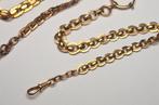 Goud gevuld - Ketting - 2 x zakhorloge koord lot, Nieuw