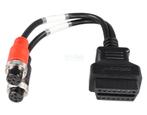 OBDSTAR PGO 6+6 Pins OBD - 16 Pins OBD2 Verloopkabel Motorfi, Verzenden, Nieuw