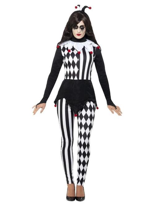 Vrouwelijke Pierrot kostuum Halloween, Kleding | Dames, Carnavalskleding en Feestkleding, Nieuw, Ophalen of Verzenden
