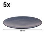 GGM Gastro | (5 stuks) KIRYU - Bord - plat - Ø 275mm - Blauw, Huis en Inrichting, Keuken | Servies, Verzenden, Nieuw, Effen, Bord(en)