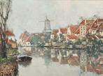 Henri Cassiers (1858-1944) - Canal à Maassluis, Antiek en Kunst