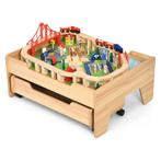 Trendmix 2-in-1 Houten Montessori Treinset En Speeltafel Met, Ophalen of Verzenden, Nieuw