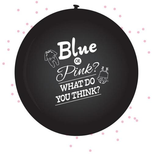 Ootje Kadootje Gender Reveal Girl Confetti Roze Ballon OK, Kinderen en Baby's, Kraamcadeaus en Geboorteborden, Nieuw, Verzenden