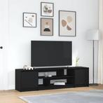 vidaXL Tv-meubel 188,5x41x50 cm spaanplaat zwart, Verzenden, 150 tot 200 cm, Nieuw, Minder dan 100 cm