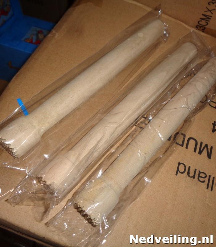 200x Cocktail stamper hout, Diversen, Rommelmarktspullen