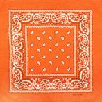 Bandana Zakdoek Paisley Print Oranje, Nieuw