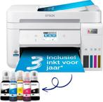 Epson EcoTank ET-4856 - All-In-One Printer - Inclusief tot 3, Computers en Software, Printers, Ophalen of Verzenden, Zo goed als nieuw