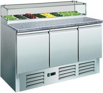 Luxe Pizza Werkbank | 8 x 1/6 GN Saro, Zakelijke goederen, Horeca | Keukenapparatuur, Verzenden