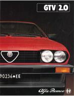 1981 ALFA ROMEO GTV 2.0 BROCHURE FRANS, Nieuw, Alfa Romeo, Author