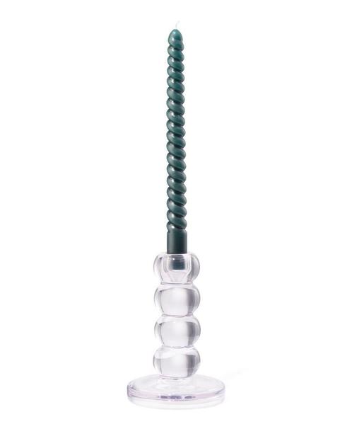HEMA Kandelaar glas lila van €7.99 voor €4 sale, Huis en Inrichting, Woonaccessoires | Kandelaars en Kaarsen, Nieuw, Verzenden