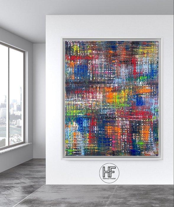 H. Friedel - Patchwork, Antiek en Kunst, Kunst | Schilderijen | Modern