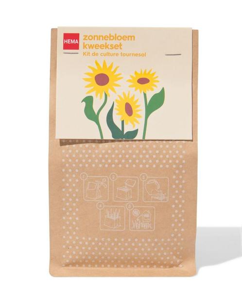HEMA Kweekset voor zonnebloem, Tuin en Terras, Kweekspullen, Nieuw, Verzenden