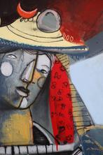 Onie Jackson - La lectrice, Antiek en Kunst, Kunst | Schilderijen | Modern